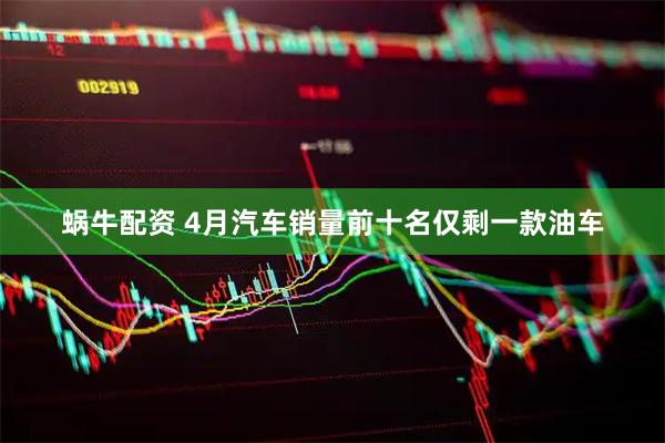 蜗牛配资 4月汽车销量前十名仅剩一款油车